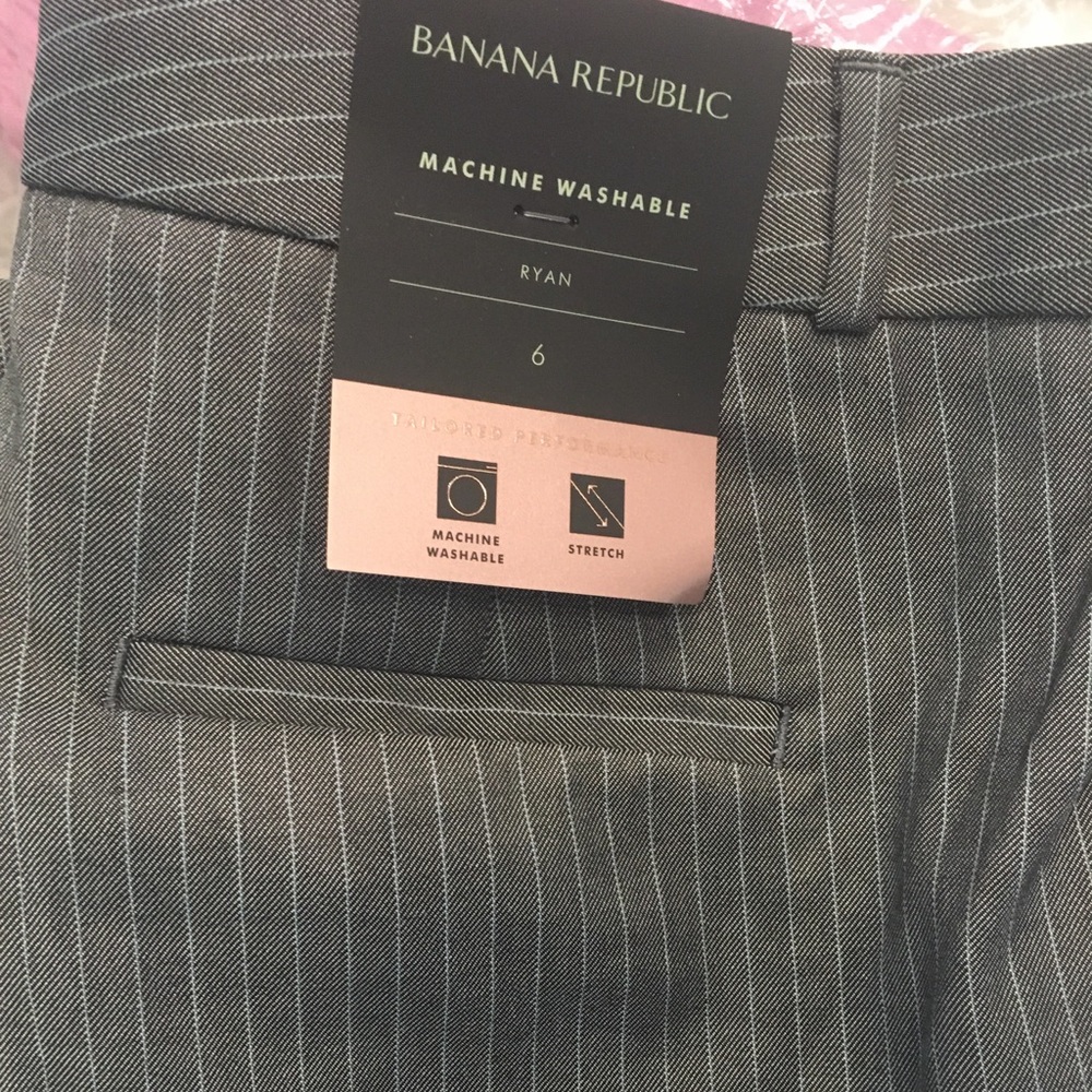 Banana Republic women’s Ryan pinstripe pants